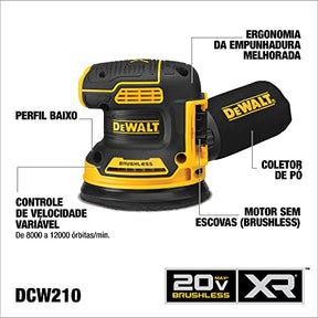 DEWALT 20V MAX Orbital Sander, Tool Only (DCW210B)