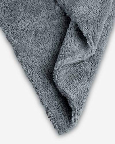 Adam's Borderless Grey Edgeless Microfiber Towel (12 Pack)