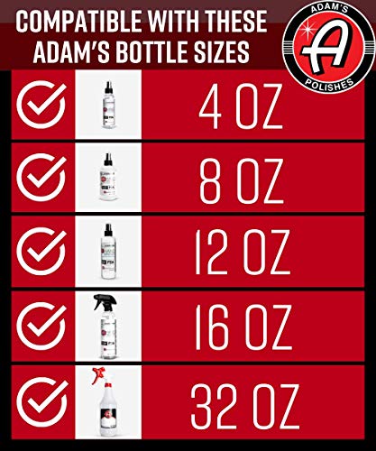 Adam's EZ-Fill Threaded Funnel - Twist On Empty Spray Bottle Refill Funnel