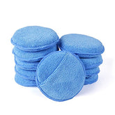 Microfiber Compound & Polish Applicator, Blue, 5" Diameter, Pack of 10