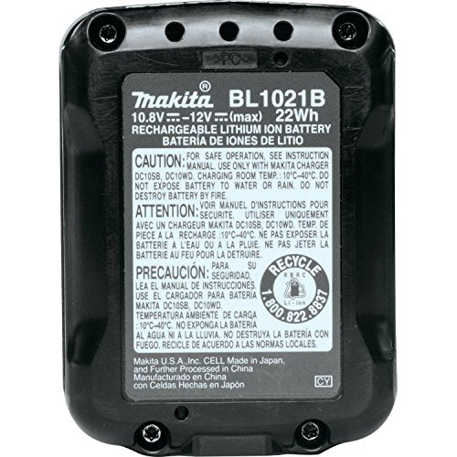Makita BL1021B-2 12V max CXT Lithium-Ion 2.0 Amp Battery (2 Pack)