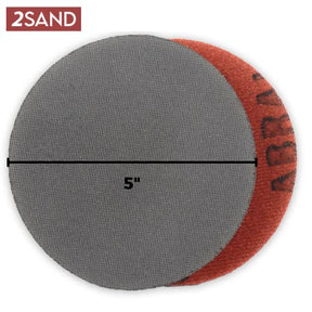 Mirka 5 inch Hook Loop Abralon Sanding Discs - 360, 500, 1000, & 2,000 grits