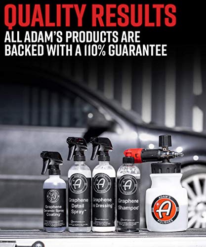 Adam's Polishes Graphene Shampoo Gallon, Graphene Ceramic Coating Infused Car Wash Soap, Powerful Cleaner & Protection in One Step, PH Neutral, High