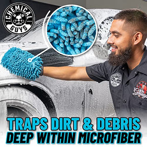 Chemical Guys Microfiber Wash Mitt Blue