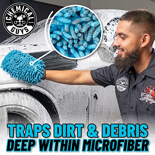 Chemical Guys Microfiber Wash Mitt Blue