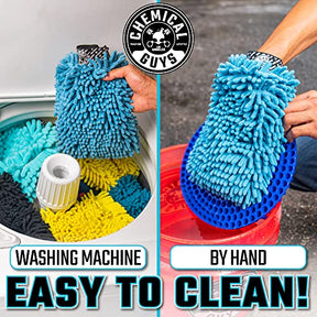 Chemical Guys Microfiber Wash Mitt Blue